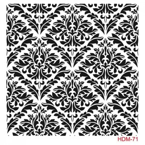 Трафарет Cadence пластиковый HDM-071 "Фон узор растительный", 25х25 см